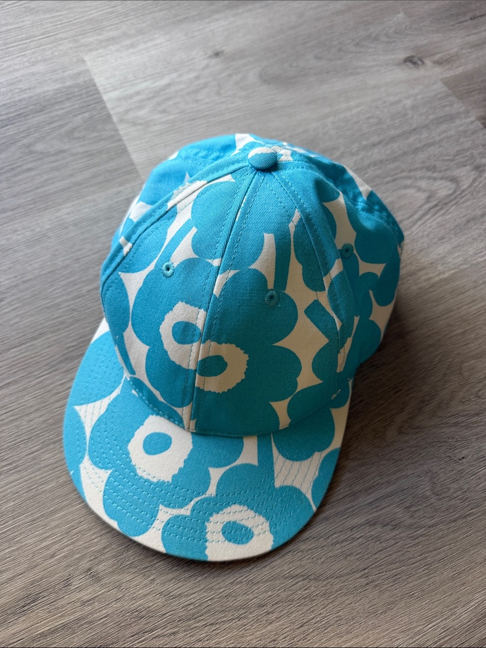 Marimekko x Blue Bottle Coffee Unikko Cap Hat Blue White Limited Edition Japan